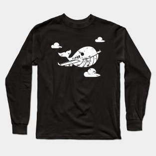 The Airplane Whale Long Sleeve T-Shirt